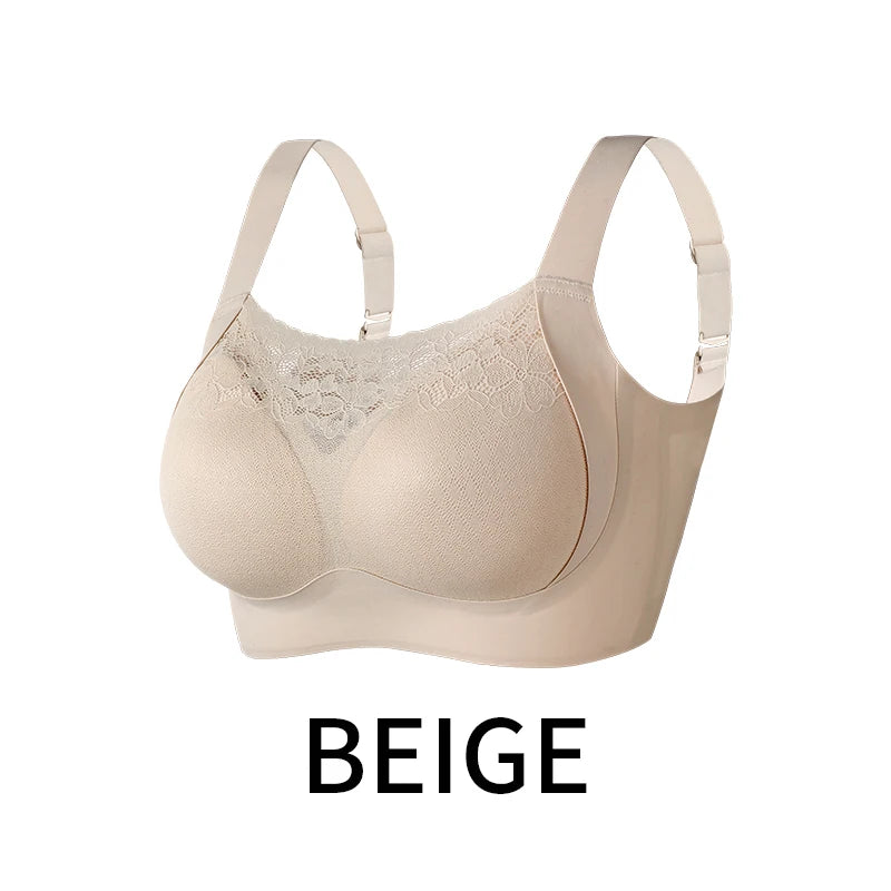 Soutien-gorge à armatures grande taille dentelle pour femmes