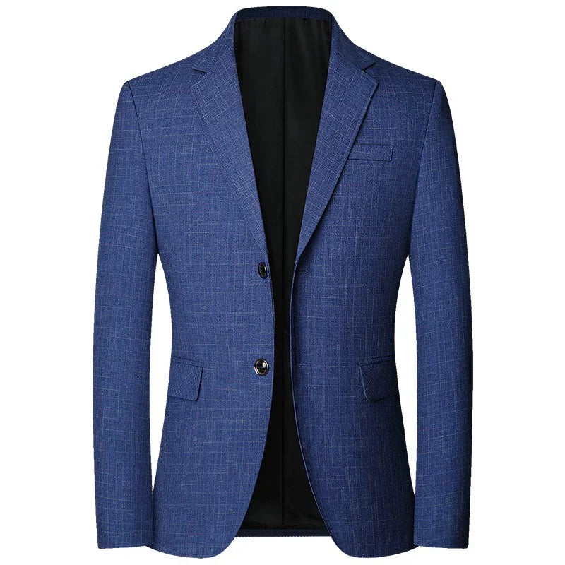 Blazers de costume simple boutonnage pour hommes
