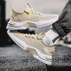 Baskets tendance en maille pour hommes