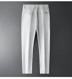 Pantalon décontracté à fermeture éclair pour hommes