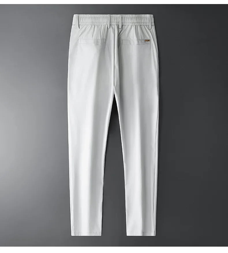 Pantalon décontracté à fermeture éclair pour hommes