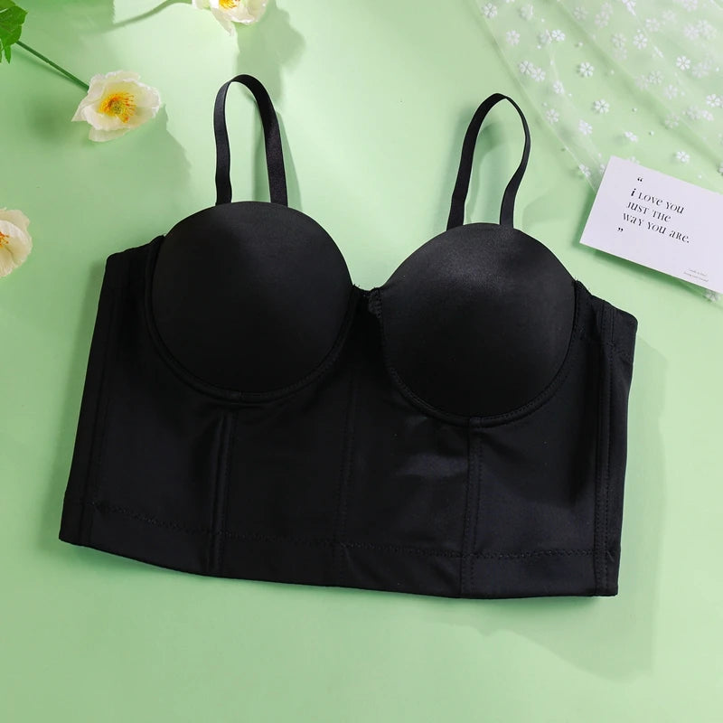Soutien-gorge push up avec sous-vêtements pour femmes