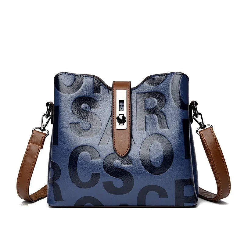 à bandoulière décontractés en cuir PU pour femmes