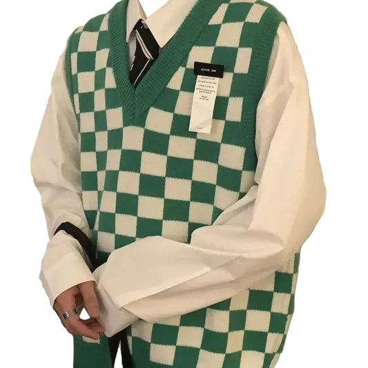 Pull en tricot sans manches pour hommes