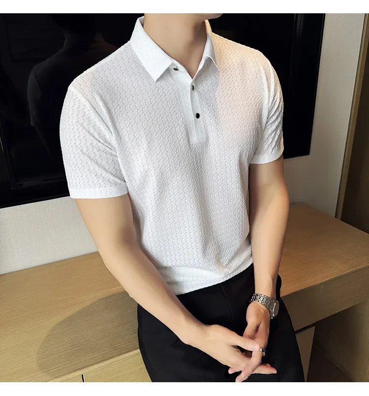 Polo haute élasticité pour hommes