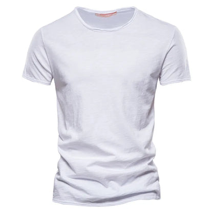 T-shirt 100 % coton à manches courtes pour hommes