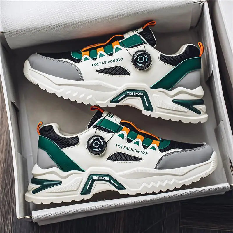 Baskets à lacets respirantes pour homme