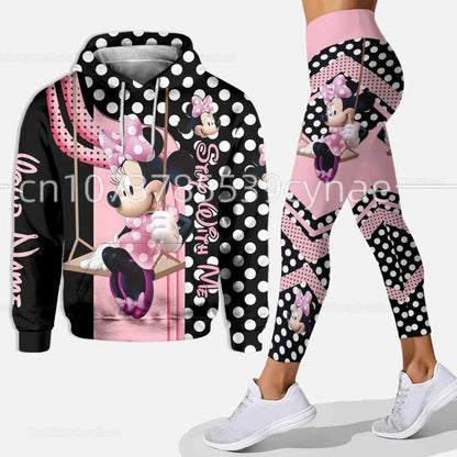 Ensemble sweat à capuche et Leggings Disney Minnie  pour femme