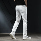 Jeans slim blancs pour hommes
