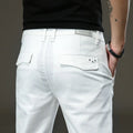 Jeans slim blancs pour hommes