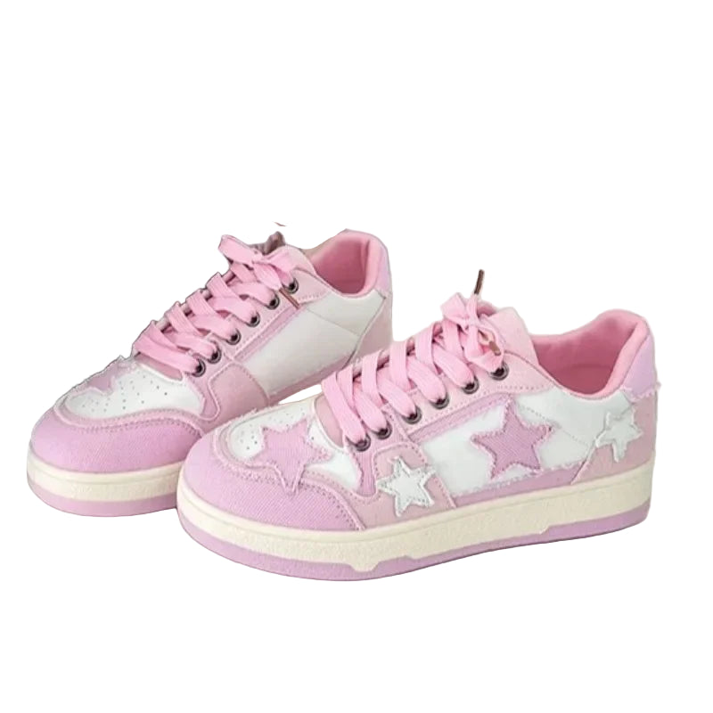 Baskets décontractées à plateforme pour femme