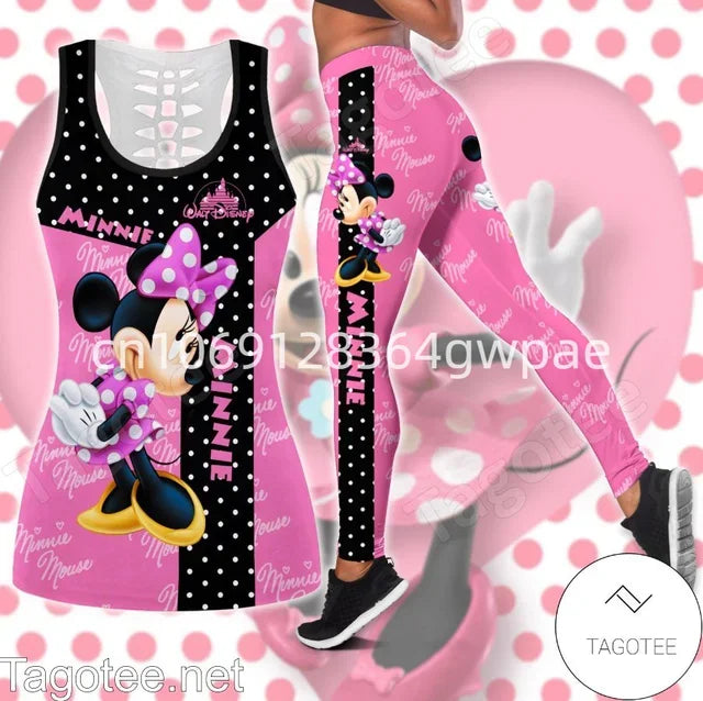 Ensemble débardeur et Leggings Disney Minnie Mous pour femmes