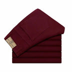 Pantalons décontractés couleur unie jambe droite coupe pour hommes