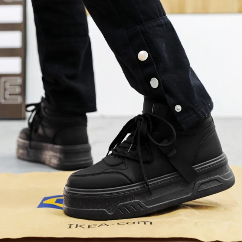 Baskets montantes à plateforme pour homme