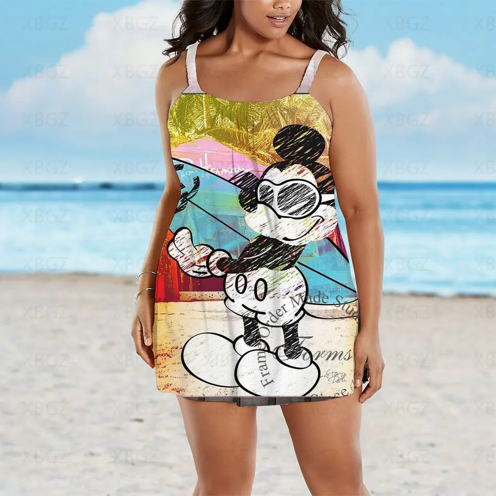 Robes d'été à bretelles Disney pour femmes