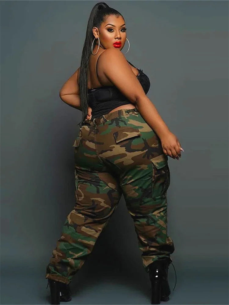 Pantalons de camouflage décontractés pour femmes