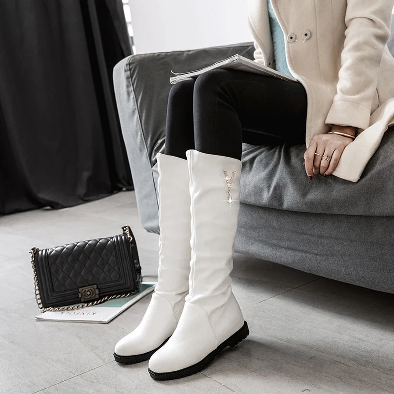 Bottes hautes au genou pour femmes