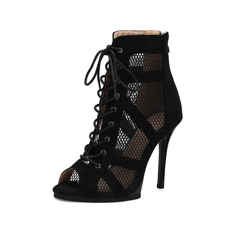 Sandales à talons hauts léopard pour femmes