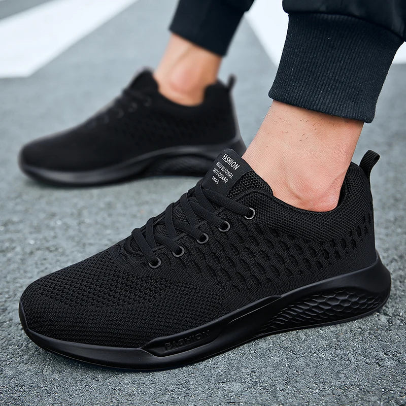 Chaussures de course avec maille coulissante pour hommes