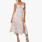 Robe longue sans manches pour femmes