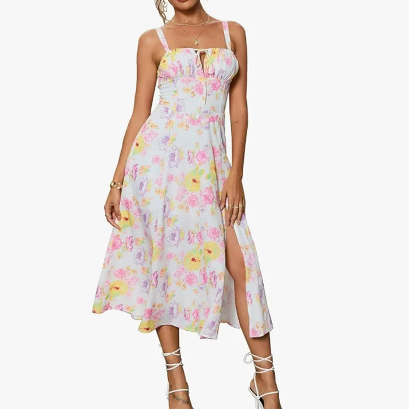 Robe longue sans manches pour femmes