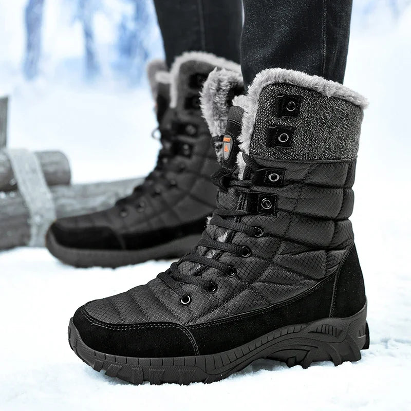 Bottines de neige chaudes pour hommes