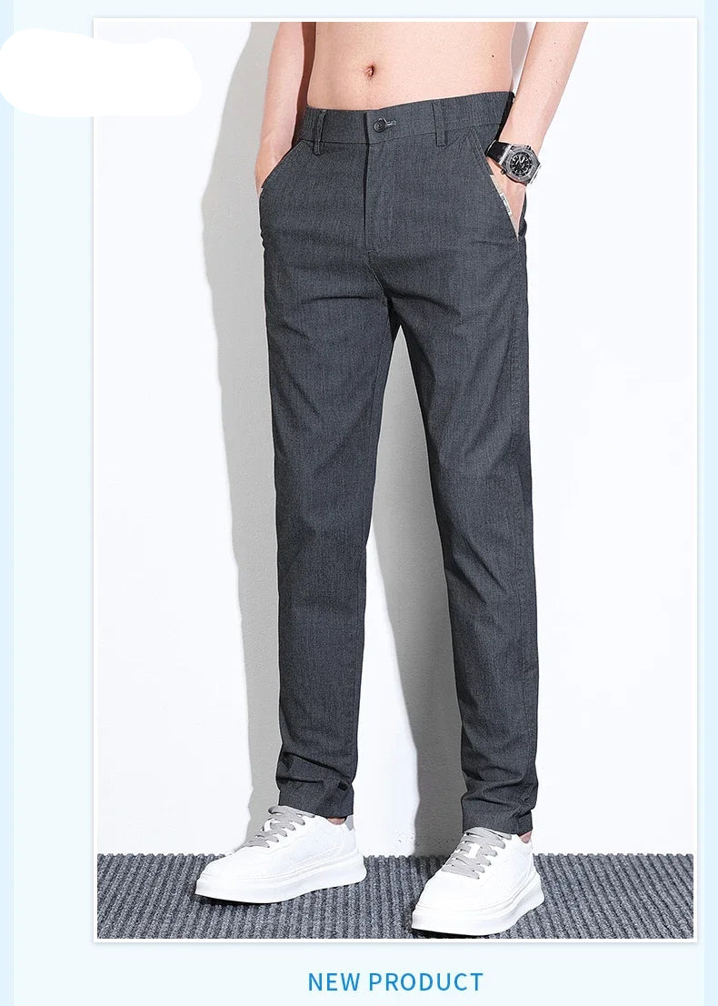 Pantalon décontracté slim pour hommes