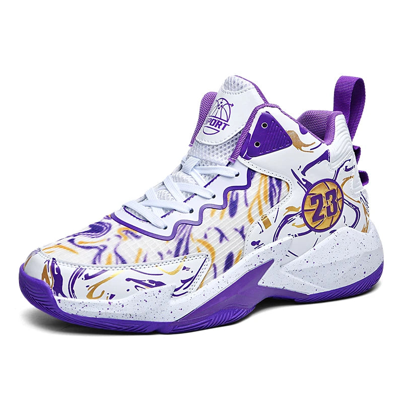 Chaussures de basket-ball montantes pour hommes