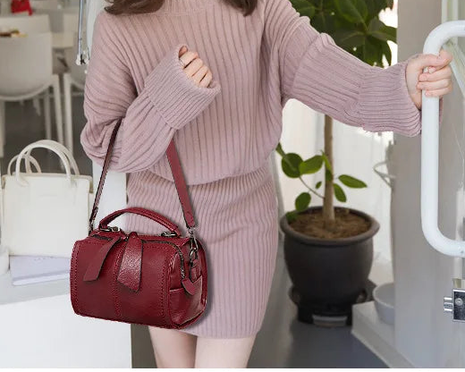 Sac à main de grande capacité avec fermeture éclair pour femmes