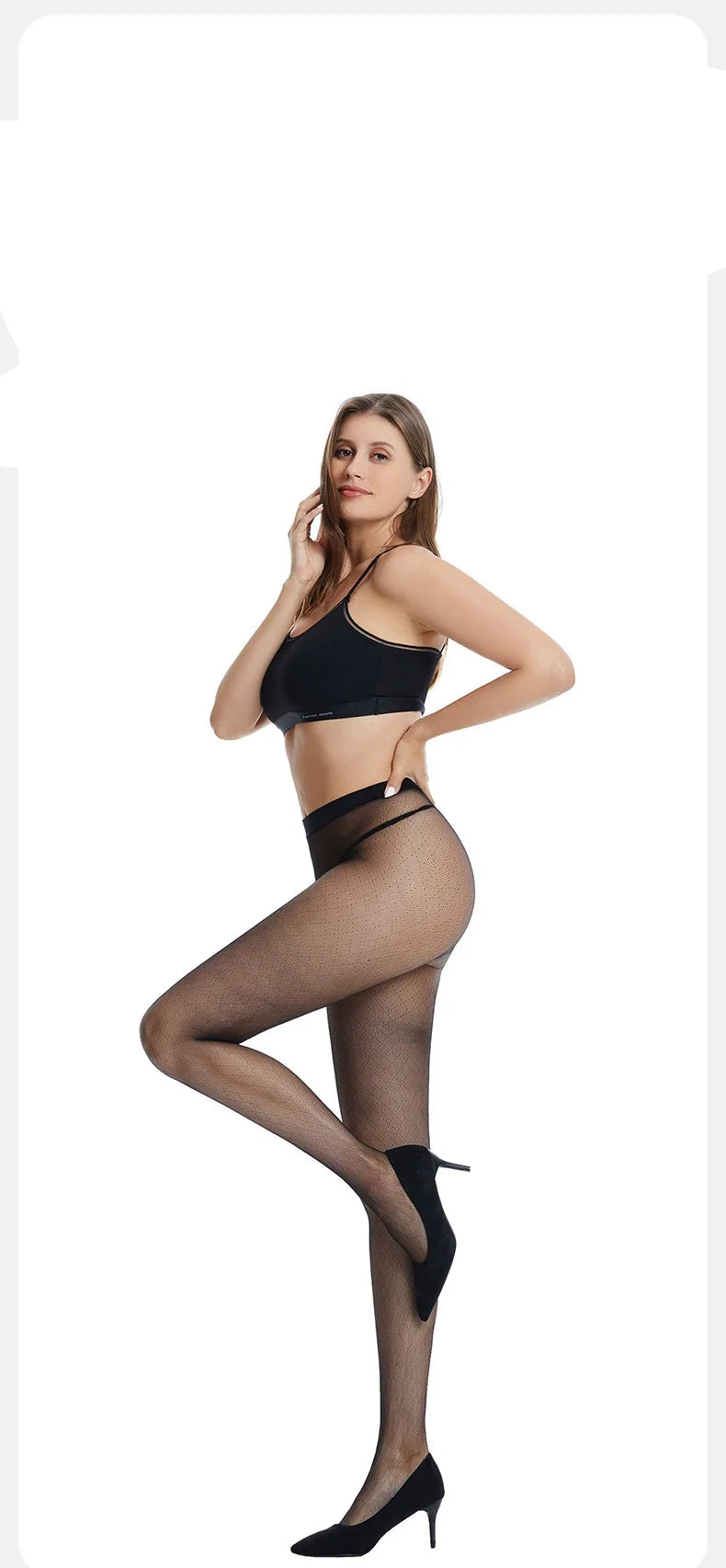 Collants résille en nylon pour femmes