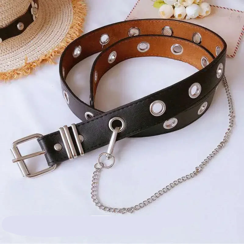 Jupe punk à carreaux taille haute plissées pour femmes