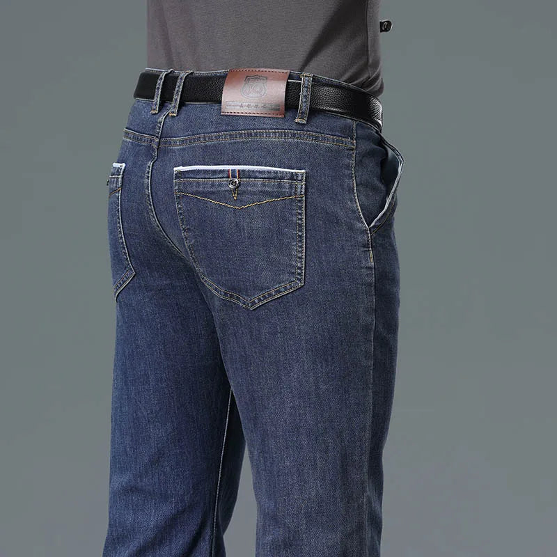 Jeans évasés en denim pour hommes