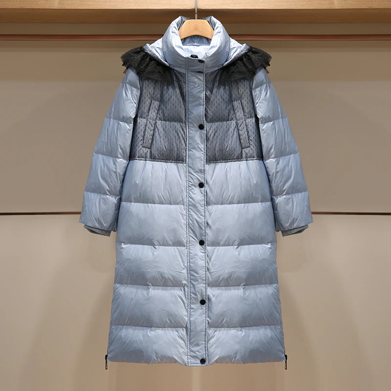 Doudoune d'hiver décontractée à manches longues pour femme