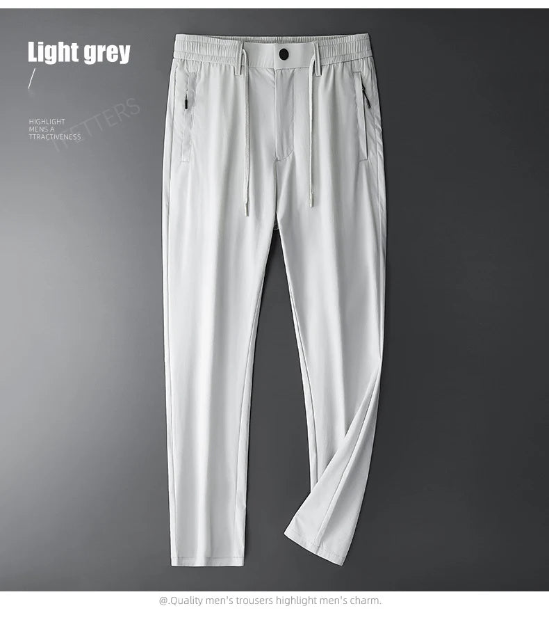 Pantalon taille élastique, décontracté pour hommes