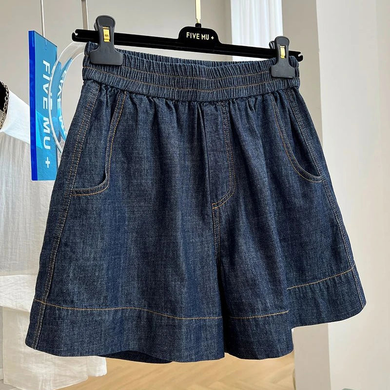 Short à cordon de serrage pour femme