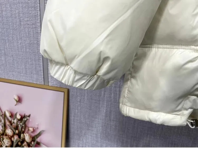 Doudoune d'hiver à capuche pour femme