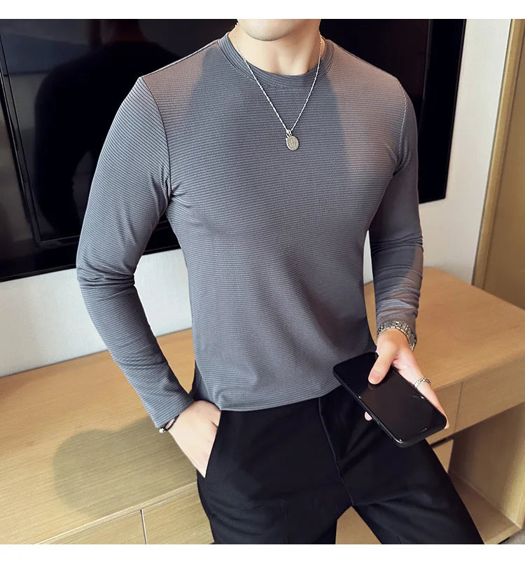 T-shirt à haute élasticité pour hommes