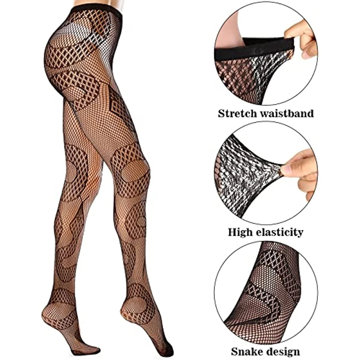 Collants taille haute pour femmes