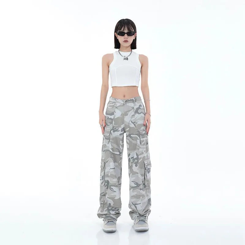 Pantalon Cargo de Camouflage pour femmes