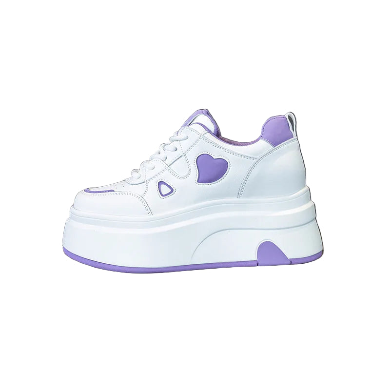 Baskets en cuir respirant pour femmes