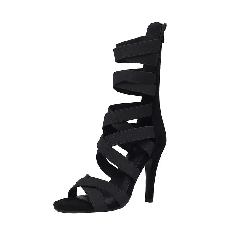 Bottines en maille pour femmes