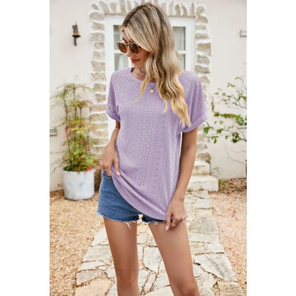 T-Shirt uni, couleur unie pour femmes