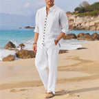 Ensembles chemise tendance et  pantalon ample pour hommes