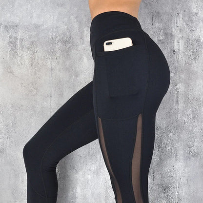 Pantalon de yoga décontracté en maille pour femmes