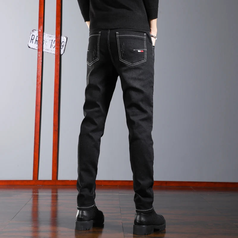 Jean slim en denim pour hommes