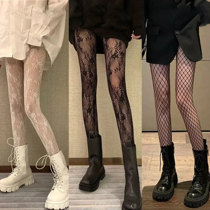 collants résille pour femmes,