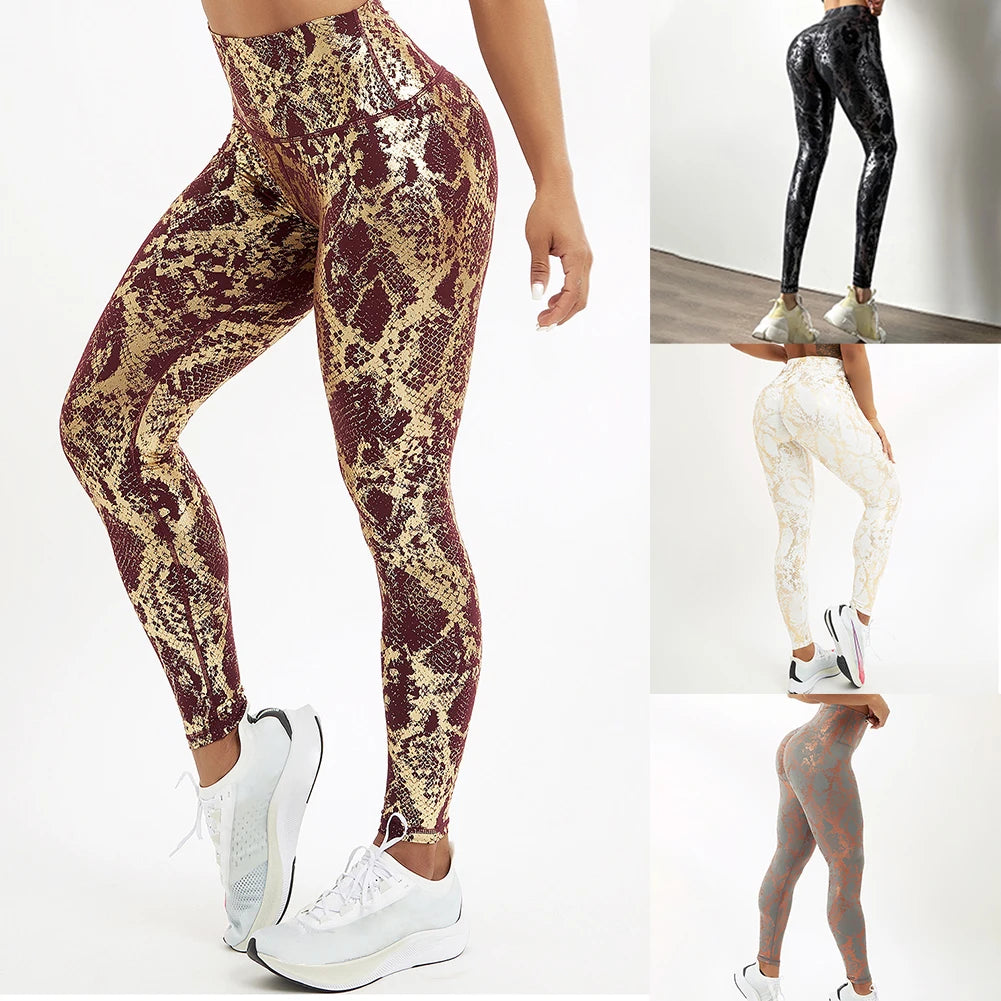 Leggings de sport pour femmes, pantalon de yoga taille haute