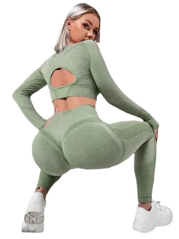 Leggings amincissants de couleur unie pour femmes