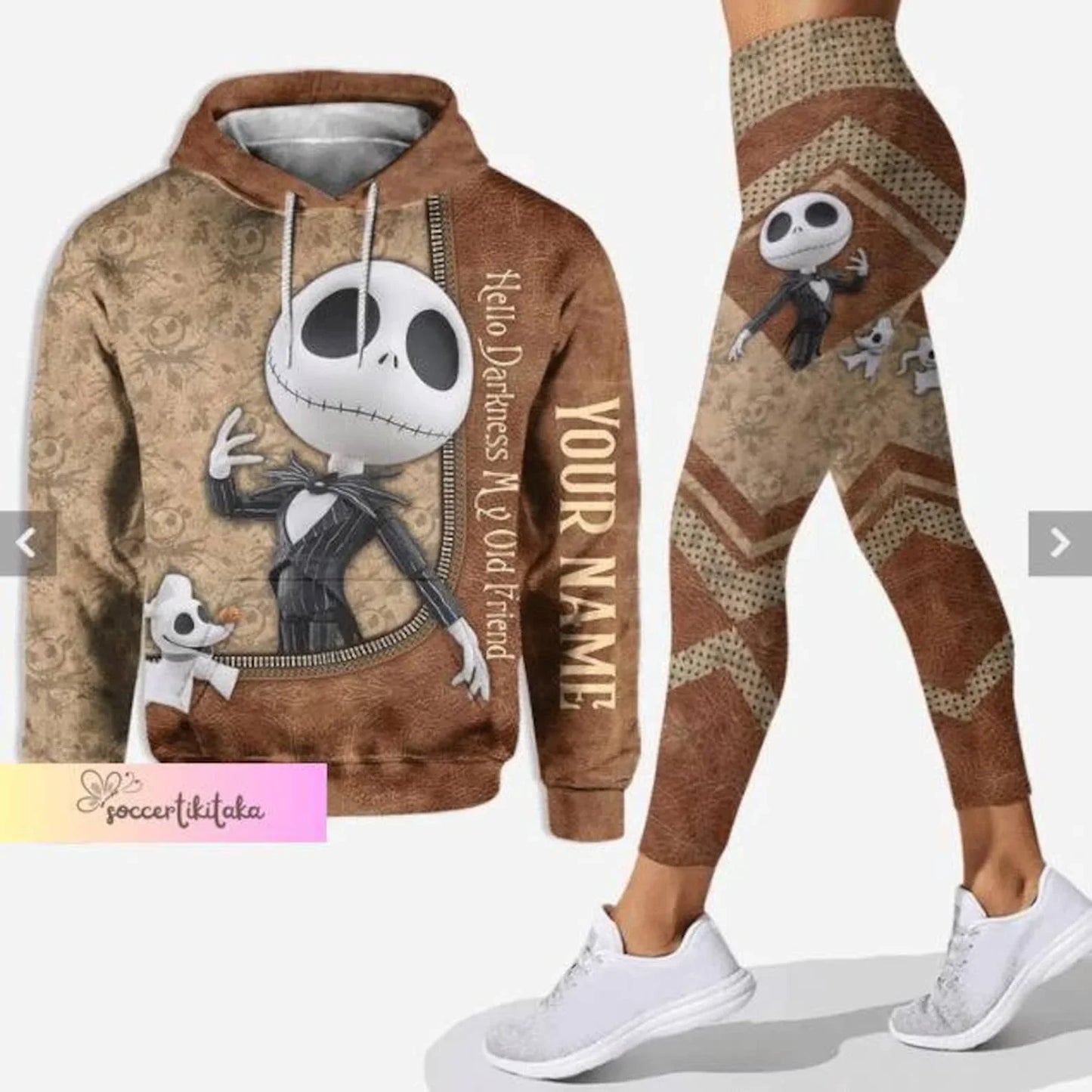 Ensemble sweat à capuche et Leggings Disney Cauchemar avant Noël Sally pour femme