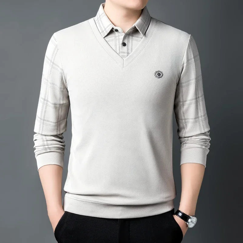 T-shirt à manches longues pour hommes